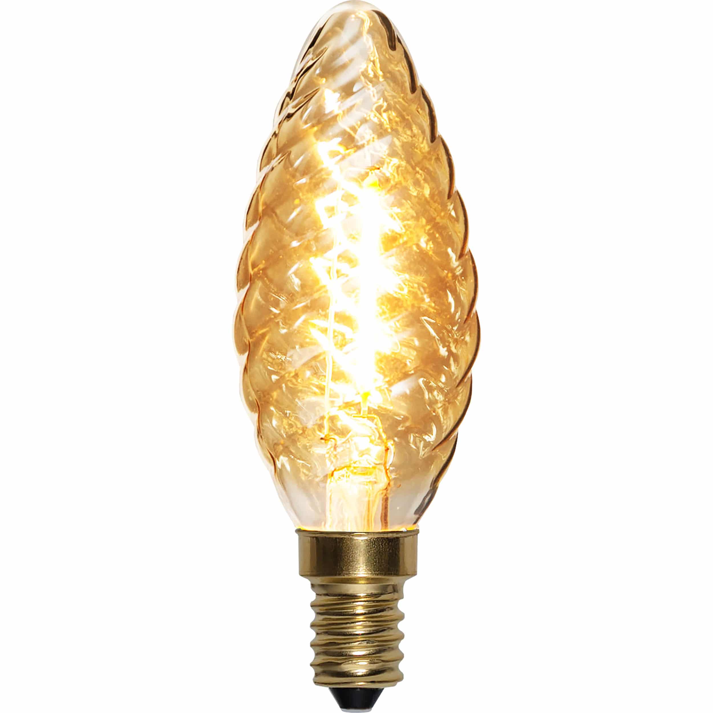 8 x 6 Watt Filament LED Kerze Wind Milchglas E14 DIMMBAR Warmweiß 2700K ~60 Watt